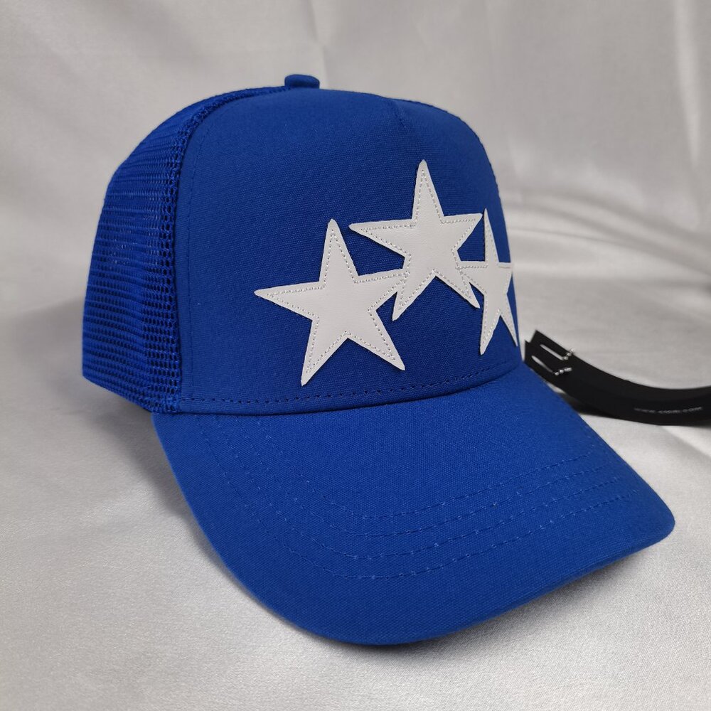 Unisex Amiri Blue Trucker Hat